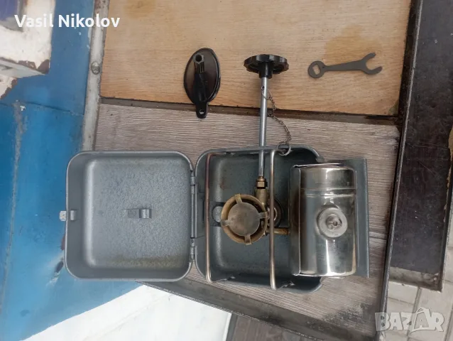 Ретро малък сгъваем примус СССР производство , снимка 4 - Антикварни и старинни предмети - 56502586