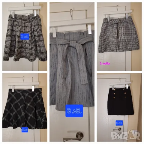 5 броя къси поли,размер М,общо за 12лв., снимка 1