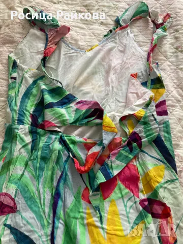 Рокля на Oliver Bonas, 42 размер, снимка 10 - Рокли - 50373100