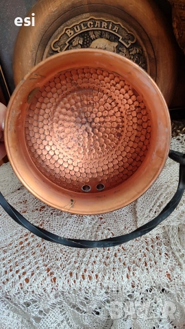 Медно менче , снимка 2 - Антикварни и старинни предмети - 53083804