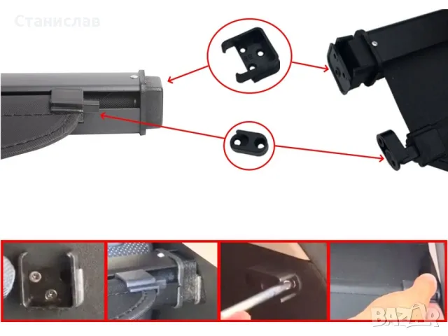 VW Tiguan 5N щора за багажник , снимка 4 - Части - 47628769