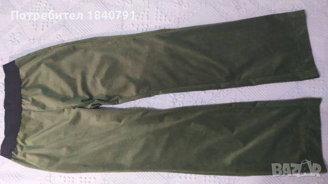 НОВ дамски панталон – Made in Italy, памучно кадифе, каки – ХL, снимка 4 - Панталони - 42726416