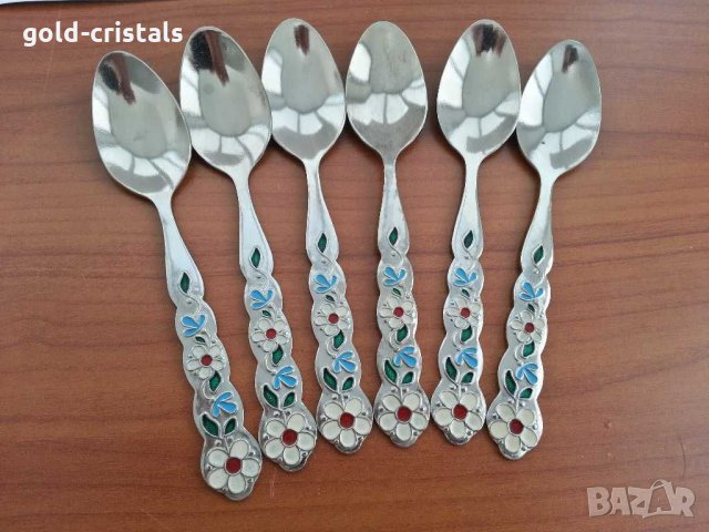 Руски лъжички с емайл