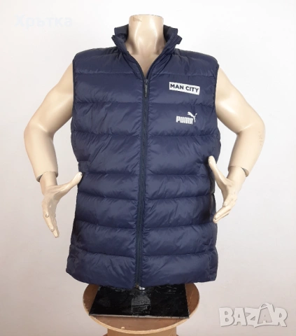 PUMA Manchester City Vest - Оригинален мъжки елек размер XL, снимка 5 - Якета - 54168001