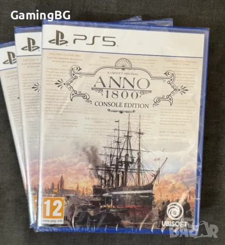 чисто нова ANNO 1800 за PS5, неразопакована