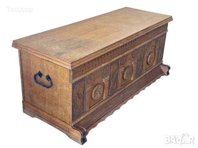 Уникален дървен сандък