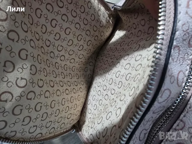 Раница Guess цвят светло розово , снимка 8 - Раници - 55711742
