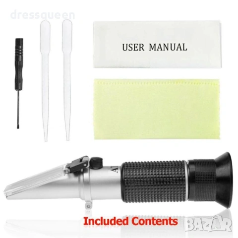 4512 Професионален авто рефрактометър 4-в-1: Прецизно измерване на антифриз, AdBlue и акумулатор, снимка 4 - Други стоки за дома - 53877686