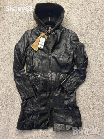 Gipsy, 100% естествена кожа дълго яке, снимка 12 - Якета - 52950839