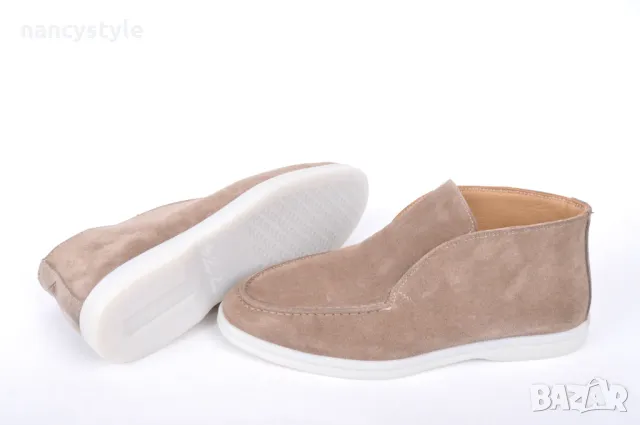 НОВО! Уникален модел дамски обувки от естествен велур, снимка 10 - Дамски боти - 47495561