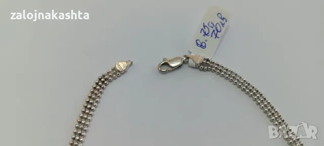Сребърно Колие-8,75гр/925, снимка 6 - Колиета, медальони, синджири - 48098070