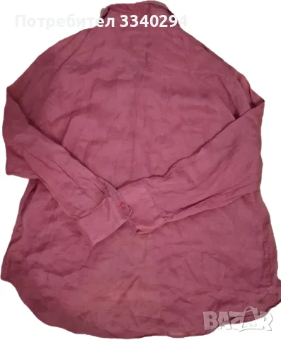 Ленена ефирна риза Massimo Dutti, размер 42 (L), снимка 2 - Ризи - 56510260