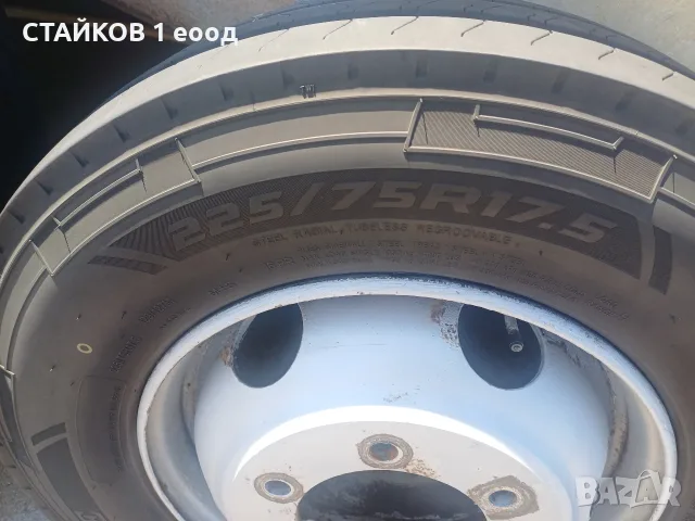 2 броя гуми с джанти 225/75/17.5