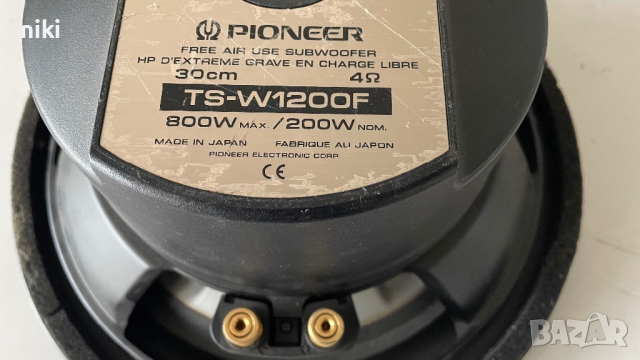 Pioneer TS-W1200F, снимка 3 - Тонколони - 44615138