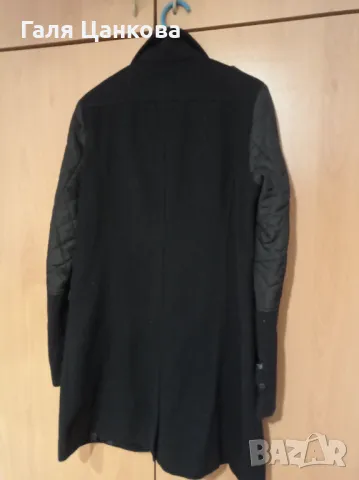 Дамско черно елегантно палто, снимка 3 - Палта, манта - 47317810