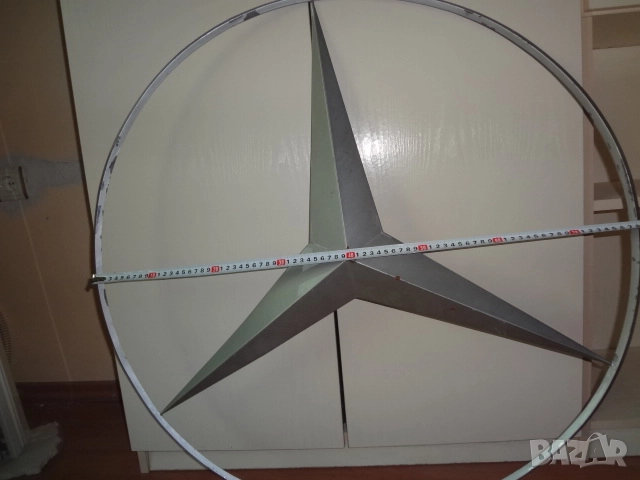 Огромна метална емблема на Mercedes Benz, снимка 6 - Аксесоари и консумативи - 52923282