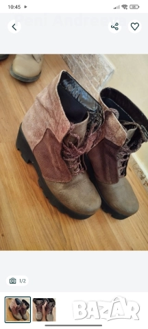 Кожени боти , снимка 2 - Дамски боти - 52104577