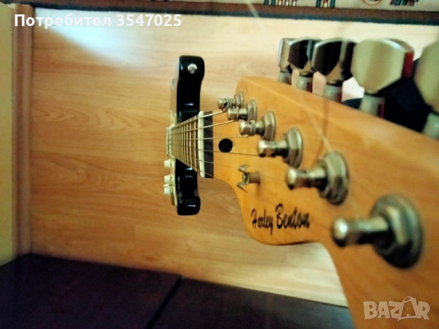 Електрическа китара Harley Benton, екранирана с медно фолио., снимка 6 - Китари - 52647917