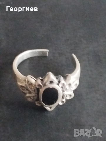 Старо сребро, сребърни пръстени и гривна по 4 € за 1 грам., снимка 16 - Пръстени - 49763934