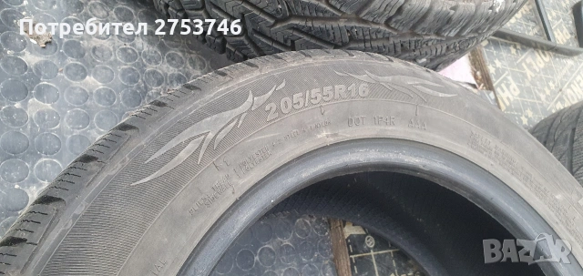 4бр зимни гуми Компас 205/55/16 Дот 2019 Цената за 4те гуми е 100евро