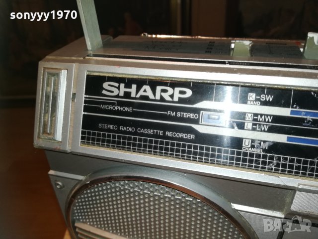 sharp gf-4343 stereo-внос sweden 1110202045, снимка 8 - Радиокасетофони, транзистори - 30384244