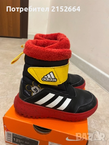Детски ботуши за момче ADIDAS WINTERPLAY MICKEY с BLACK