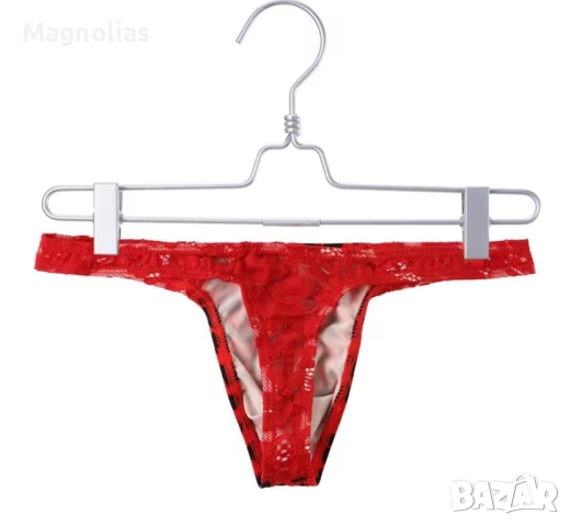 Стилно дантелено бельо за мъже, секси прашки с удобен дизайн с ниска талия, снимка 6 - Бельо - 51556061