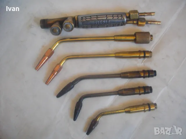 ПРОФЕСИОНАЛНА ОКСИЖЕННА АЦЕТИЛЕНОВА ГОРЕЛКА YLDIZ с 5 рамена и дюзи ОТЛИЧНА, снимка 2 - Други инструменти - 47938946