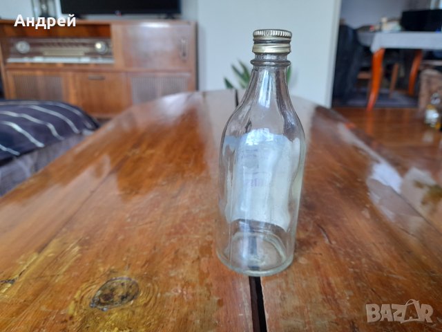 Стара бутилка,шише от коняк Плиска,Средец, снимка 4 - Други ценни предмети - 39011326
