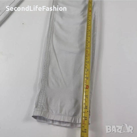 Дамски панталон NAF NAF размер 36 S, сив стандартен тесни еластични, снимка 6 - Панталони - 53270840