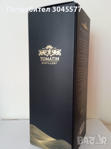Маркова кутия от шотландско уиски TOMATIN 12 години, снимка 4 - Колекции - 42924434