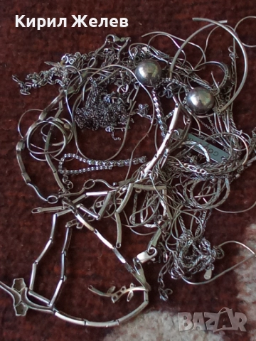 100 грама сребърни накити за поправка за части за реставрация или материал 51431, снимка 8 - Бижутерийни комплекти - 51952157