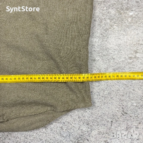 Мъжка риза Samsøe Samsøe Liam NF – Dark Olive Melange – Размер M, снимка 5 - Ризи - 53343135