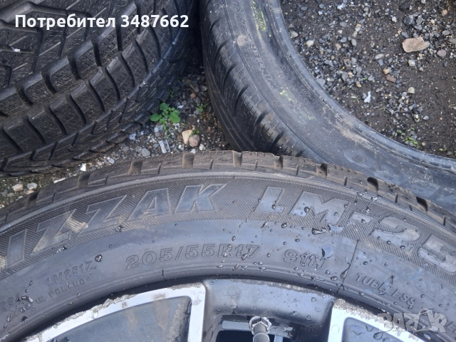 205 55 17 BRIDGESTONE 4броя зимни RUN FLAT , снимка 9 - Гуми и джанти - 52913055