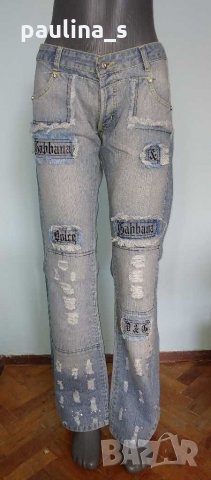 Дизайнерски дънки "Dolce & Gabbana"® 40EU / 30 - 31, снимка 2 - Дънки - 29633512