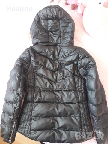 Дамско пухено зимно яке с качулка, снимка 3 - Якета - 42880881