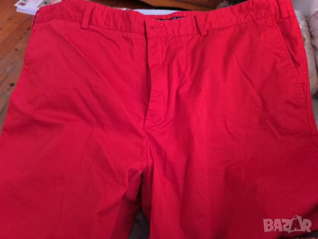 оригинални мъжки бермуди цвят червен Paul shark yachting