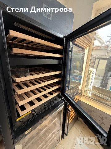 Хладилна витрина за вино /нова,две зони,60/80/60/, снимка 2 - Витрини - 52300726