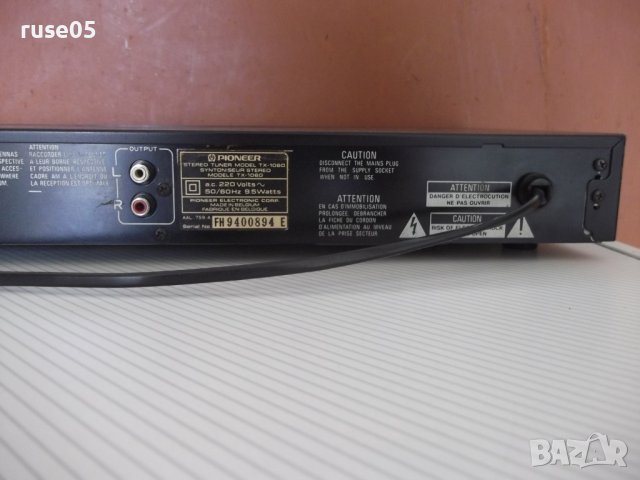 Радио тунер цифров"SYNTHESIZER TUNER-PIONEER-TX-1060"работещ, снимка 7 - Ресийвъри, усилватели, смесителни пултове - 40750858