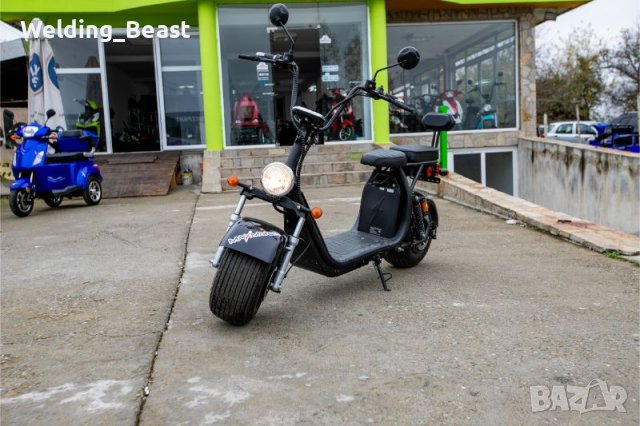Електрически скутер CITY COCO HARLEY 2500W 60V/20AH Черно, снимка 1