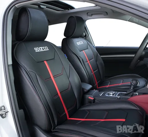 Комфортна подложка за седалка Sparco с червен дизайн, снимка 3 - Аксесоари и консумативи - 55859625