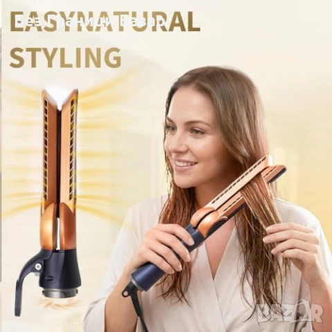 Нов Airflow накрайник за стилизиране гладка коса изправяне HS01 HS05 HS08 син, снимка 2 - Други - 54150897