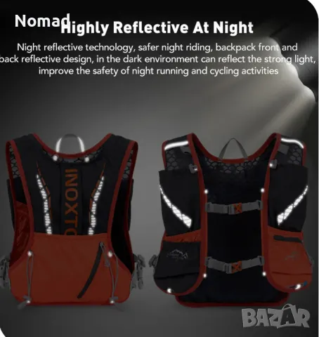 -60% INOXTO Ултра лека раница | Бягане, колоездене, туризъм, снимка 6 - Спортна екипировка - 49113667