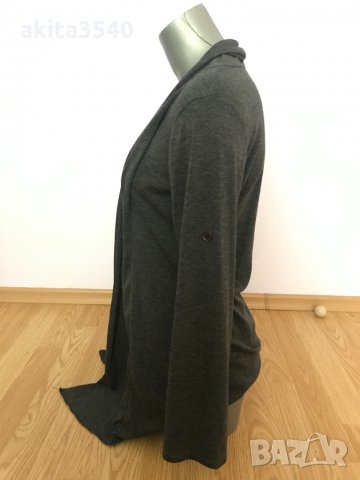 Сива туника с дълъг ръкав, снимка 5 - Туники - 33730835