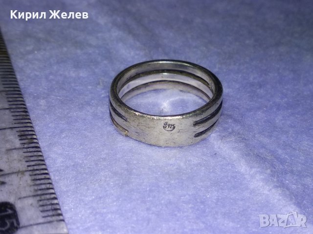 СТИЛЕН АЖУРЕН ЕЛЕГАНТЕН СРЕБЪРЕН АРТ ПРЪСТЕН СРЕБРО 925 РЪЧНА ИЗРАБОТКА 40022, снимка 5 - Пръстени - 42762931