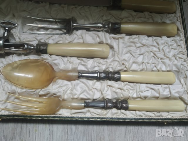 бароков комплект прибори, снимка 3 - Антикварни и старинни предмети - 40311665