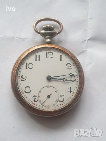 стар джобен механичен часовник, снимка 8 - Джобни - 40196094