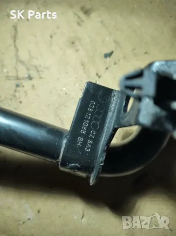 Тръба охладителна течност за Ауди А4 Б6 N:038121065BH /Audi A4 B6 1.9 тди/140081/, снимка 2 - Части - 47758523