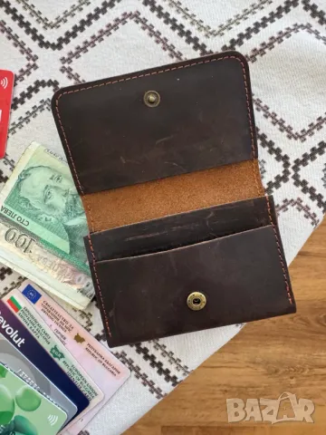 ПОРТФЕЙЛ естествена кожа Crazy Horse  Промоция 25 лв.