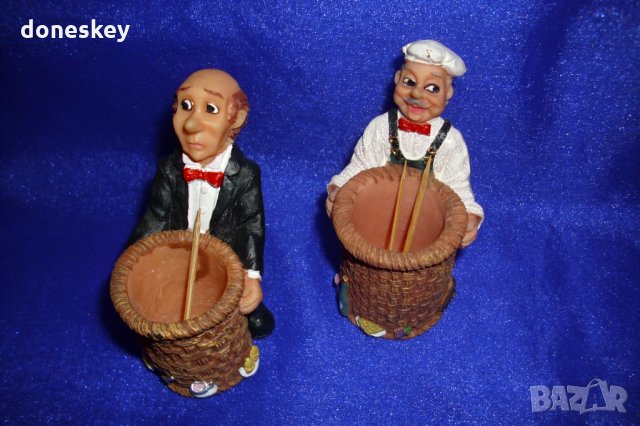 Керамичен сувенир - готвач и келнер, снимка 1
